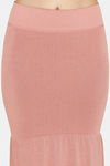 Zivame All Day Flared Mermaid Reversible Saree Shapewear - Salmon Maroon — thumbnail 10